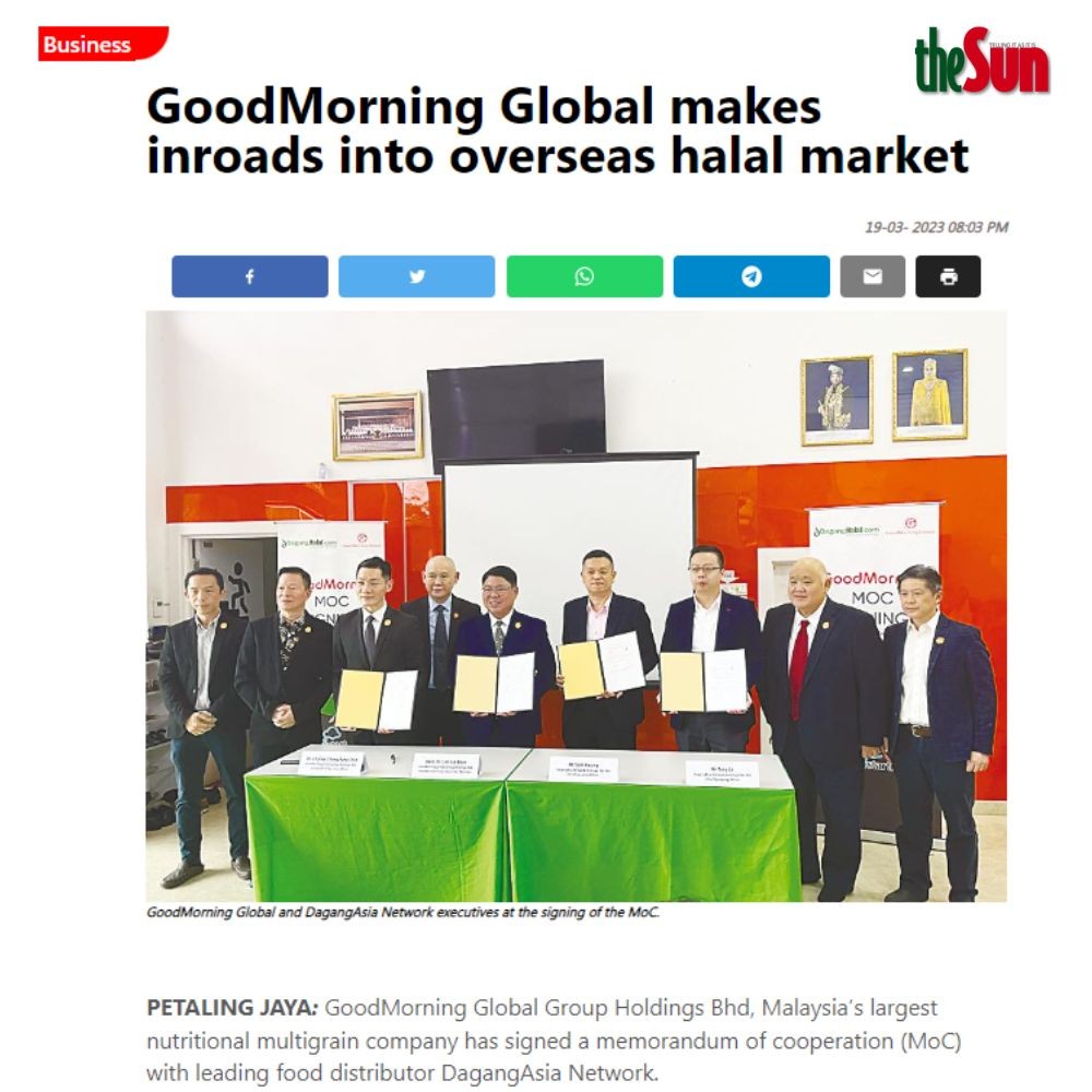 GoodMorning Global makes inroads into overseas halal market